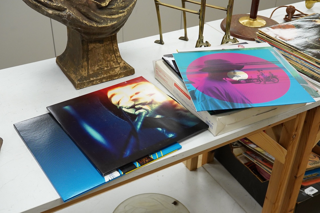 Fishmans Rock Festival LP record album boxed set, 1997, Japan, comprising of eight records in their original outer box, outer box af